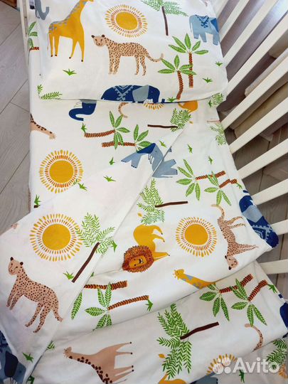 Комплект постельного белья в детскую кроватку