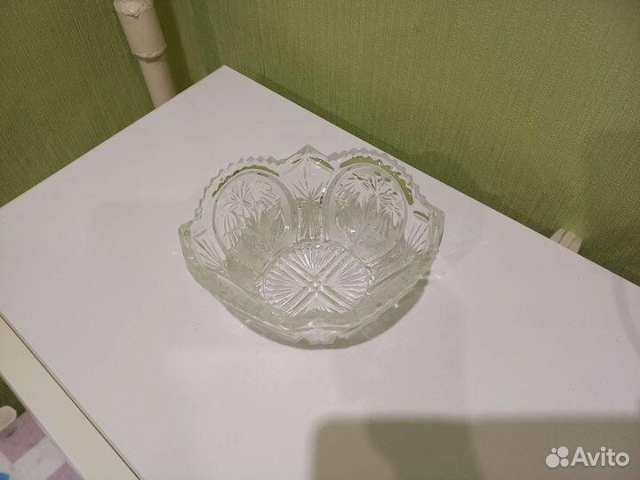 Салатник хрустальный