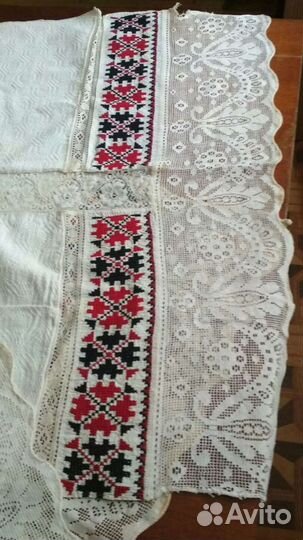 Скатерть, рушники - винтаж