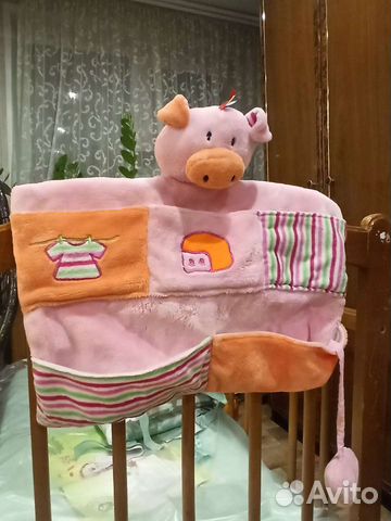 Органайзер (кармашки) для детской кроватки