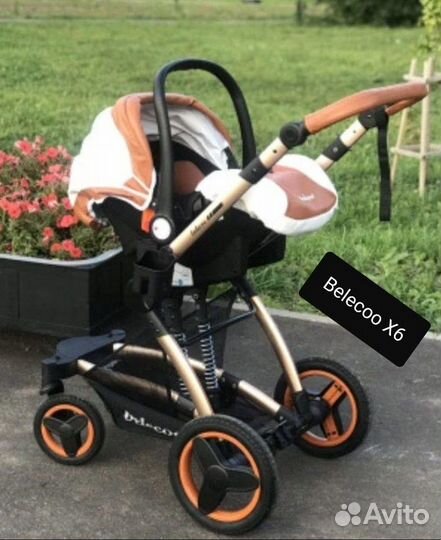 Belecoo x6 коляска трансформер с доставкой 3v1