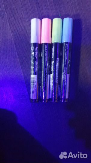 Маркер люминесцентный большой для одежды