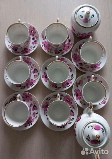 Чайный сервиз Вербилки СССР