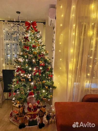 Дед мороз под ёлку 65 см, поёт и танцует