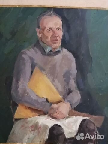 Мужчина с балалайкой Картина