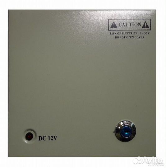 Блок питания 12В 5А, 10A металлический корпус