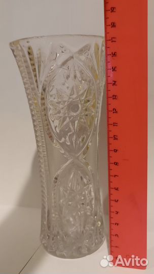 Ваза хрустальная