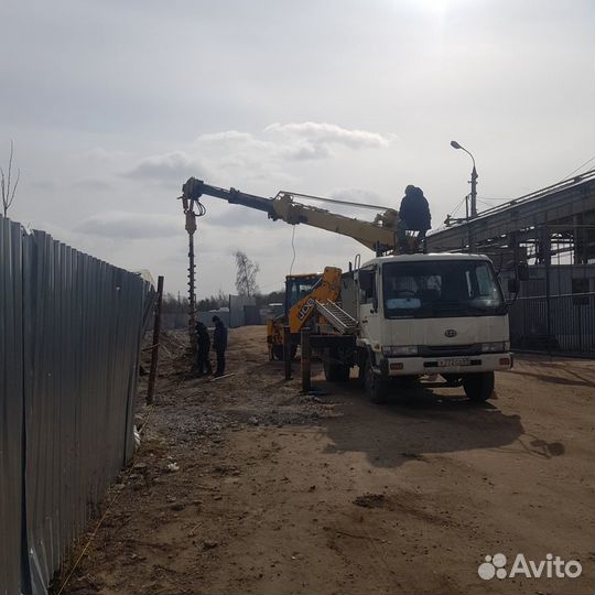 Ямобур установка столбов,электрик