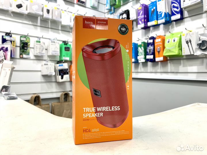 Портативная колонка hoco HC4 Bella, Красный