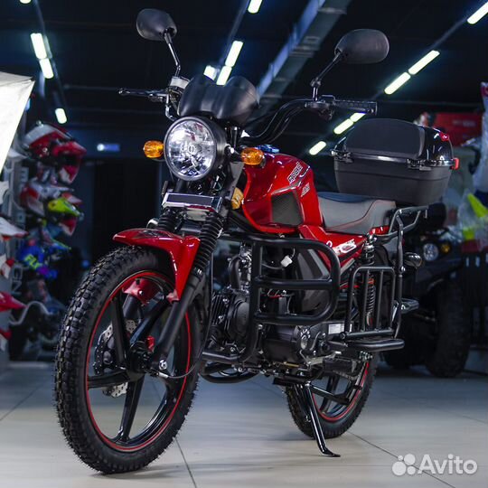 Мопед rockot alpha tourist M-12 красный