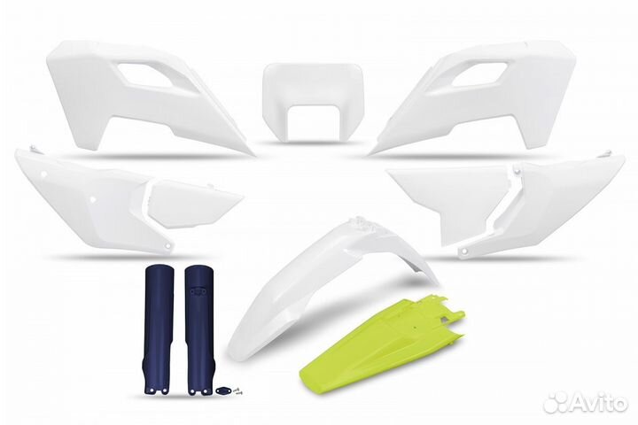 New White Kit Пластик UFO Husqvarna 24-25 150-501