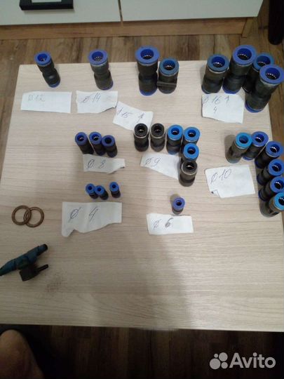 Фитинг соединитель цанга