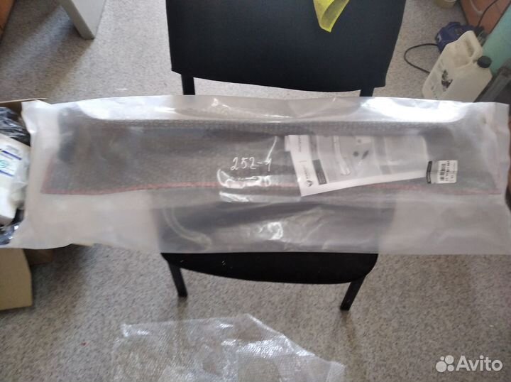 Накладка проема багажника защитная Renault Logan 2