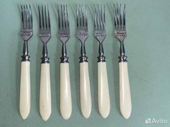 Набор столовых приборов СССР нержавейка, новый