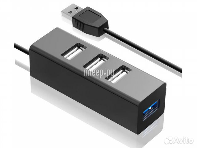 Хаб USB Ginzzu GR-339UB USB - USB 3.0/3xUSB 2