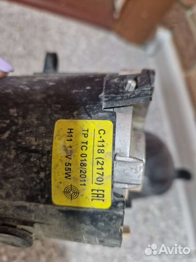 Противотуманные фары на priora 2170