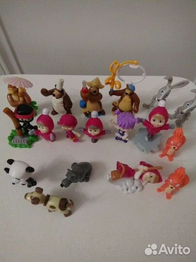 Киндер Маша и медведь из разных серий