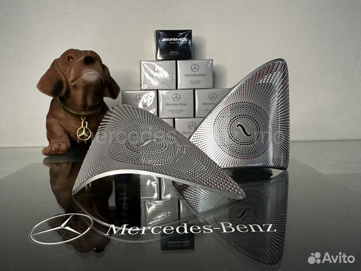 Накладки Burmester на твиттеры Мерседес Бенц