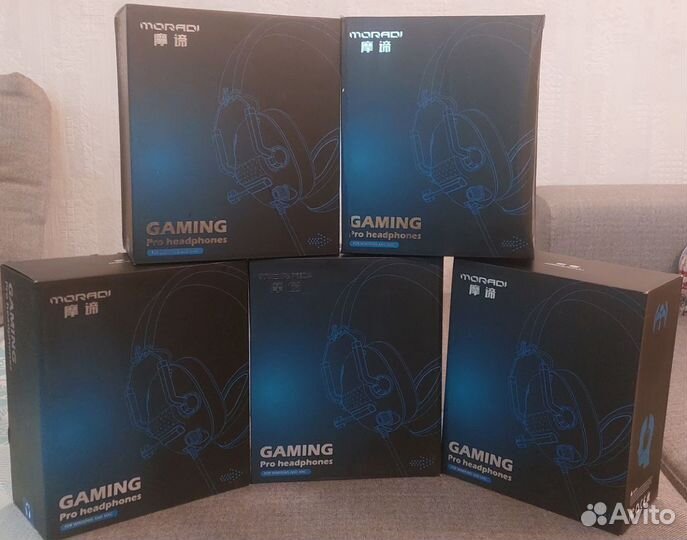 Игровые наушники Moradi Gaming pro 7.1 USB