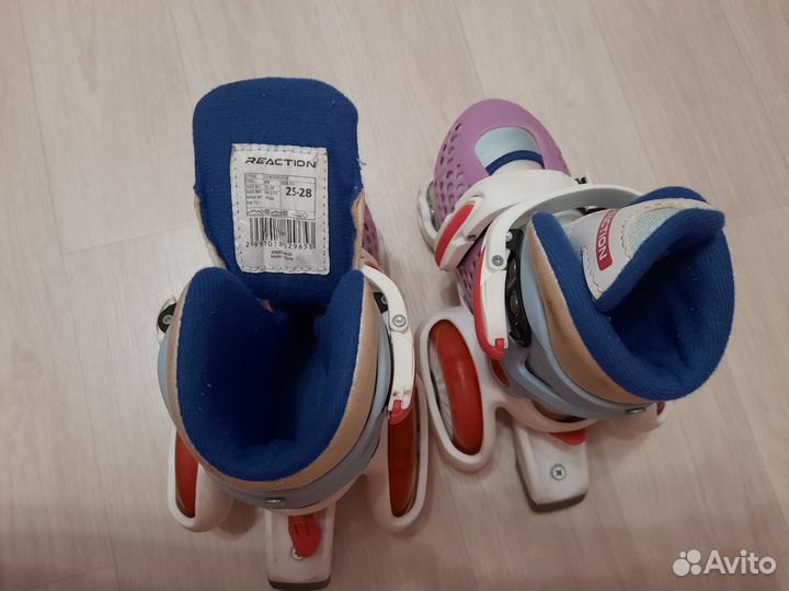 Роликовые коньки детские раздвижные 25-29 размеры