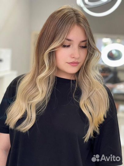 Окрашивание волос у колориста-парикмахера