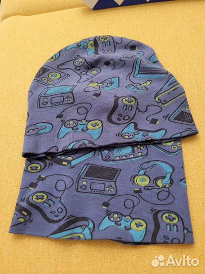 Комплект шапка и шарф для мальчика