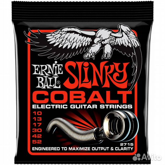 Струны для электрогитары ernie ball 2715