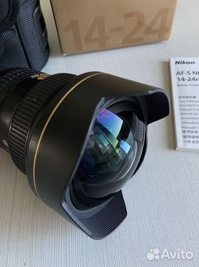 Объектив AF-S nikkor 14-24mm f/2.8G ED