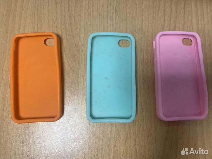 Силиконовый бампер на iPhone/Айфон 4