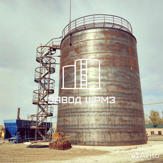 Резервуар вертикальный стальной 400 кубов