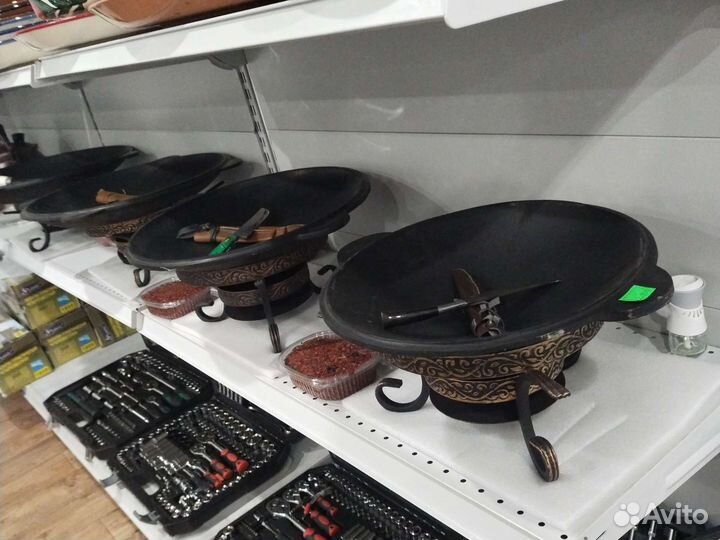 Садж чугунный с подставкой