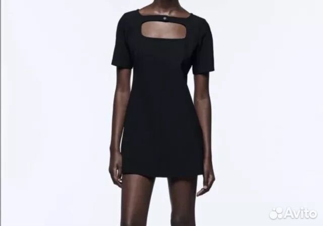 Черное платье zara