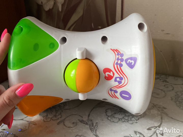 Барабан Fisher price свет музыка