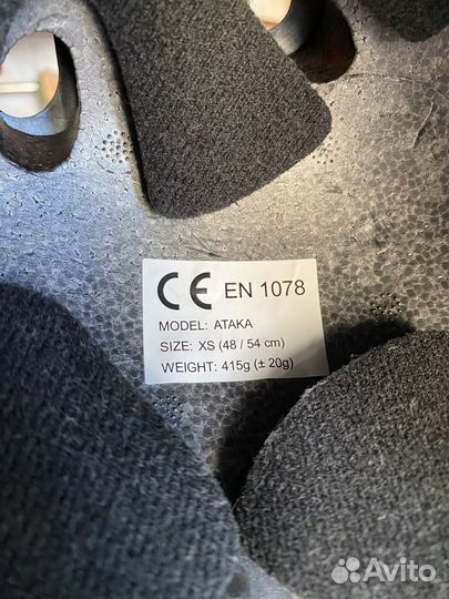 Шлем для велосипеда ataka soft black