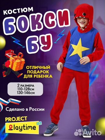 Костюм для мальчика на флисе Бокси буу 130-146см