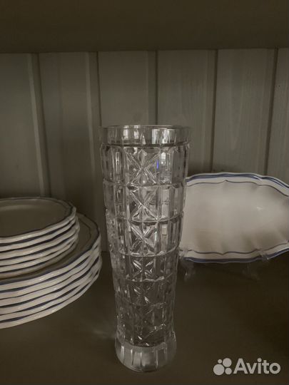 Хрустальная ваза