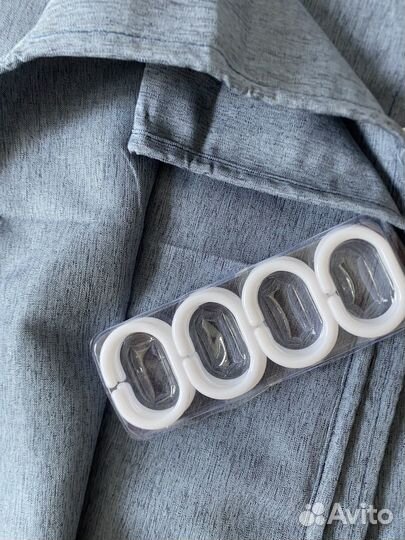 Шторы для ванной лен