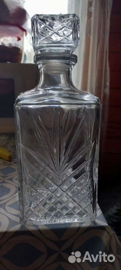Штоф хрустальный для крепких напитков