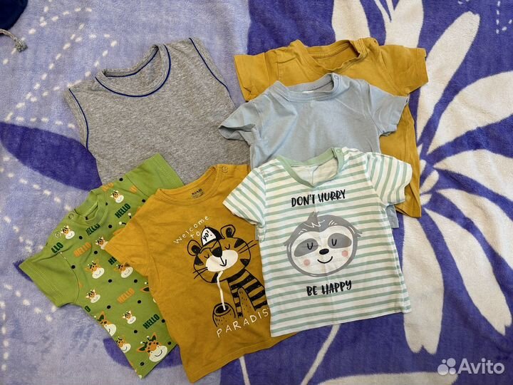 Детские вещи пакетом от 0 до года для мальчика