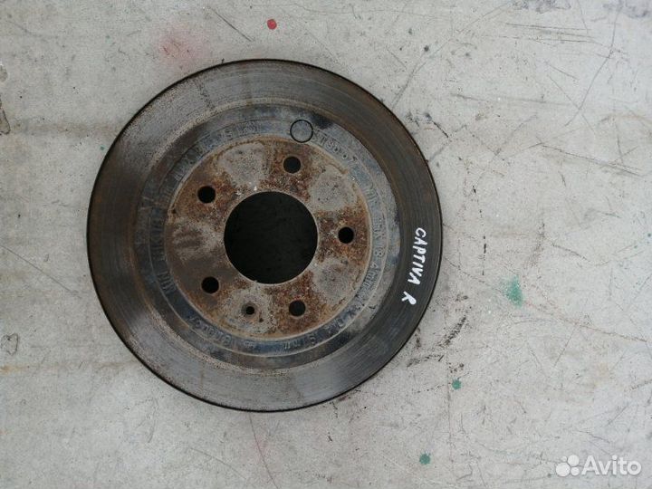 Диск тормозной задний Chevrolet Captiva C100