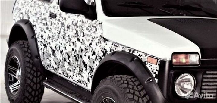 Расширители арок niva 2121, 21214 montero