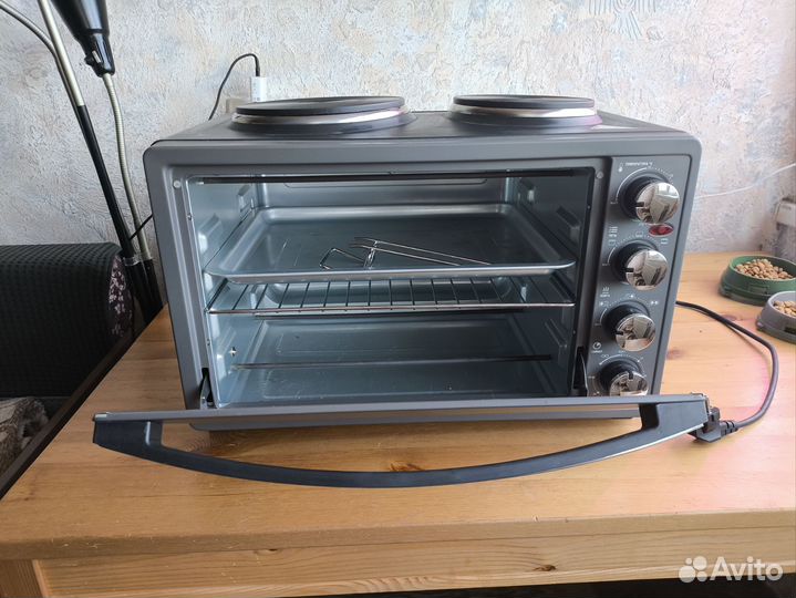 Духовка электрическая настольная с плитой