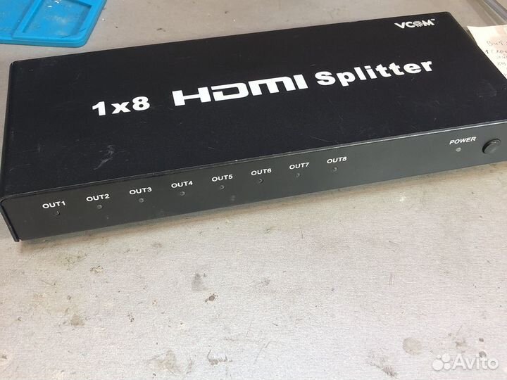 Сплиттер hdmi 1x8 Splitter vcom