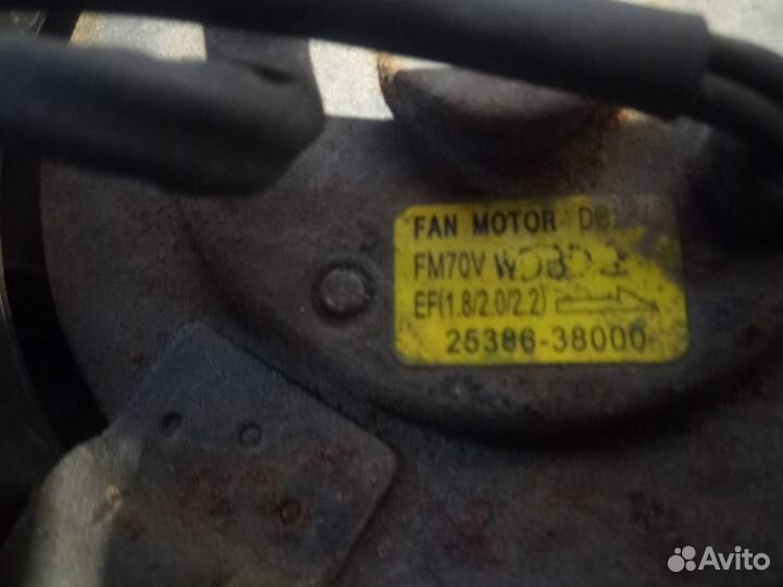 Вентилятор охлаждения Hyundai-Kia Sonata EF 2001