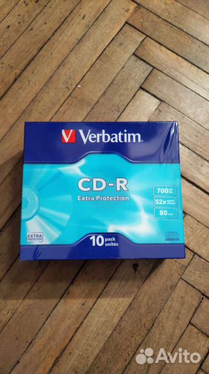 CD-R Verbatim 10 штук Slim Box
