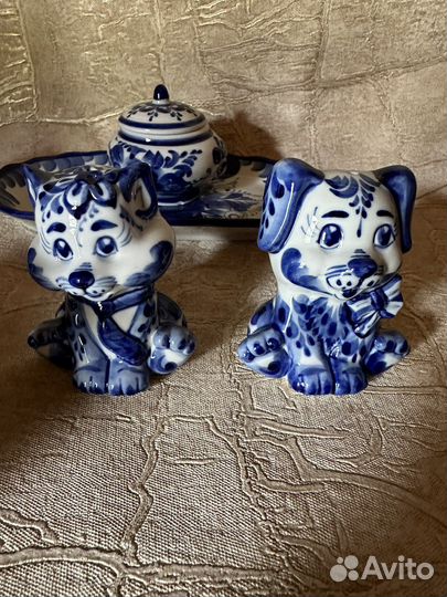 Гжель. Наборы для специй