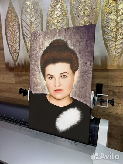 Печать фото на холсте