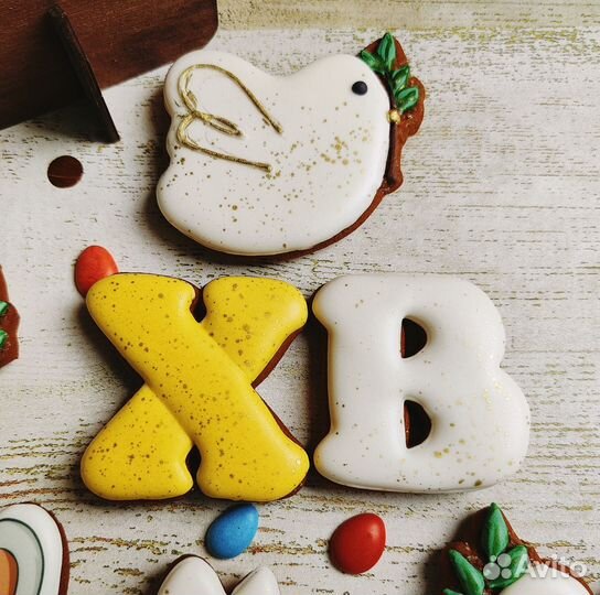 Подарок на Пасху, день рождения. Имбирный пряник