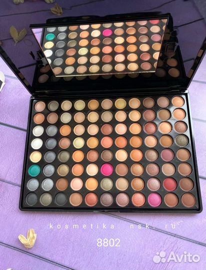 Тени палетки 88 цветов