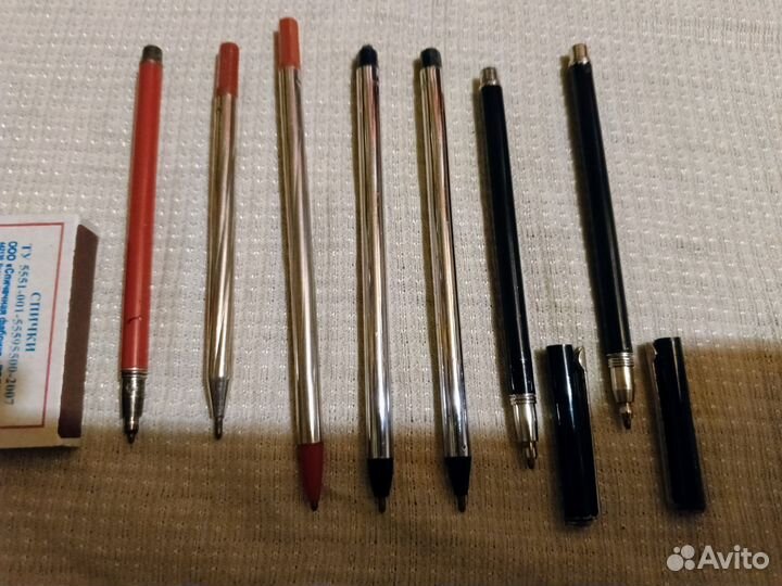 Ручки шариковые СССР метал